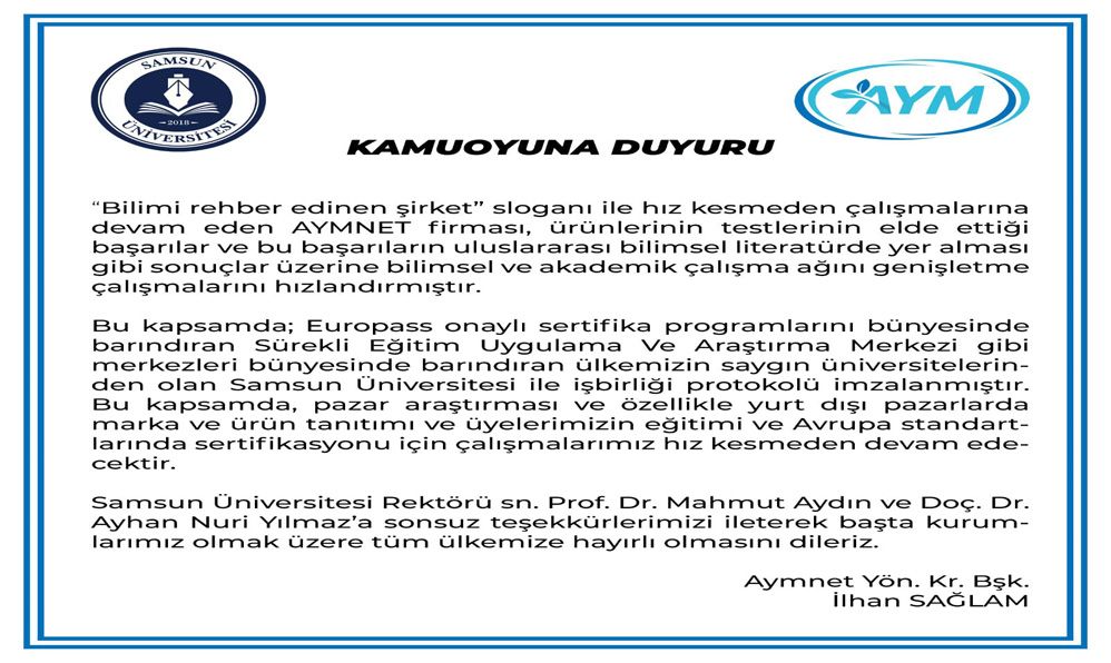 Aymnet & Samsun Üniversitesi